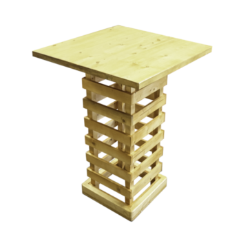 Braxton Square Pallet High Table